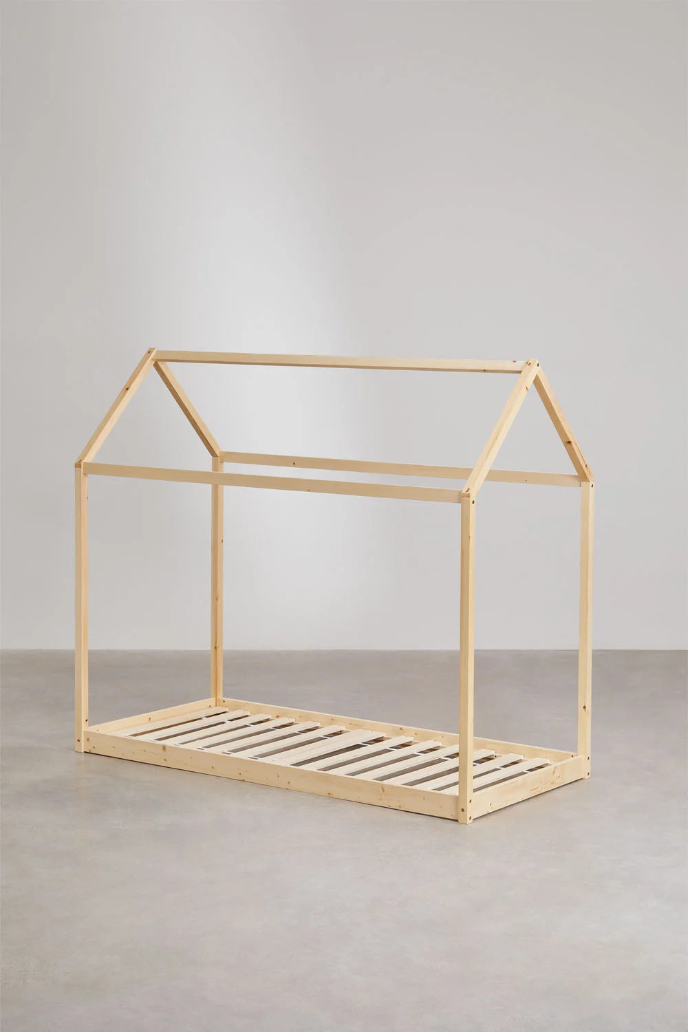 Cama Casita Infantil de Madera para Colchón de 90x190 cm – Obbit Kids