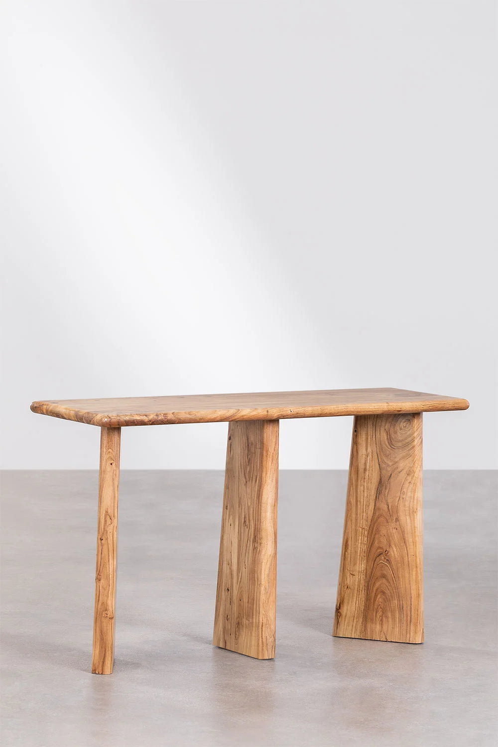 Consola Ambyl en Madera de Acacia Maciza – Elegancia Natural para Entrada