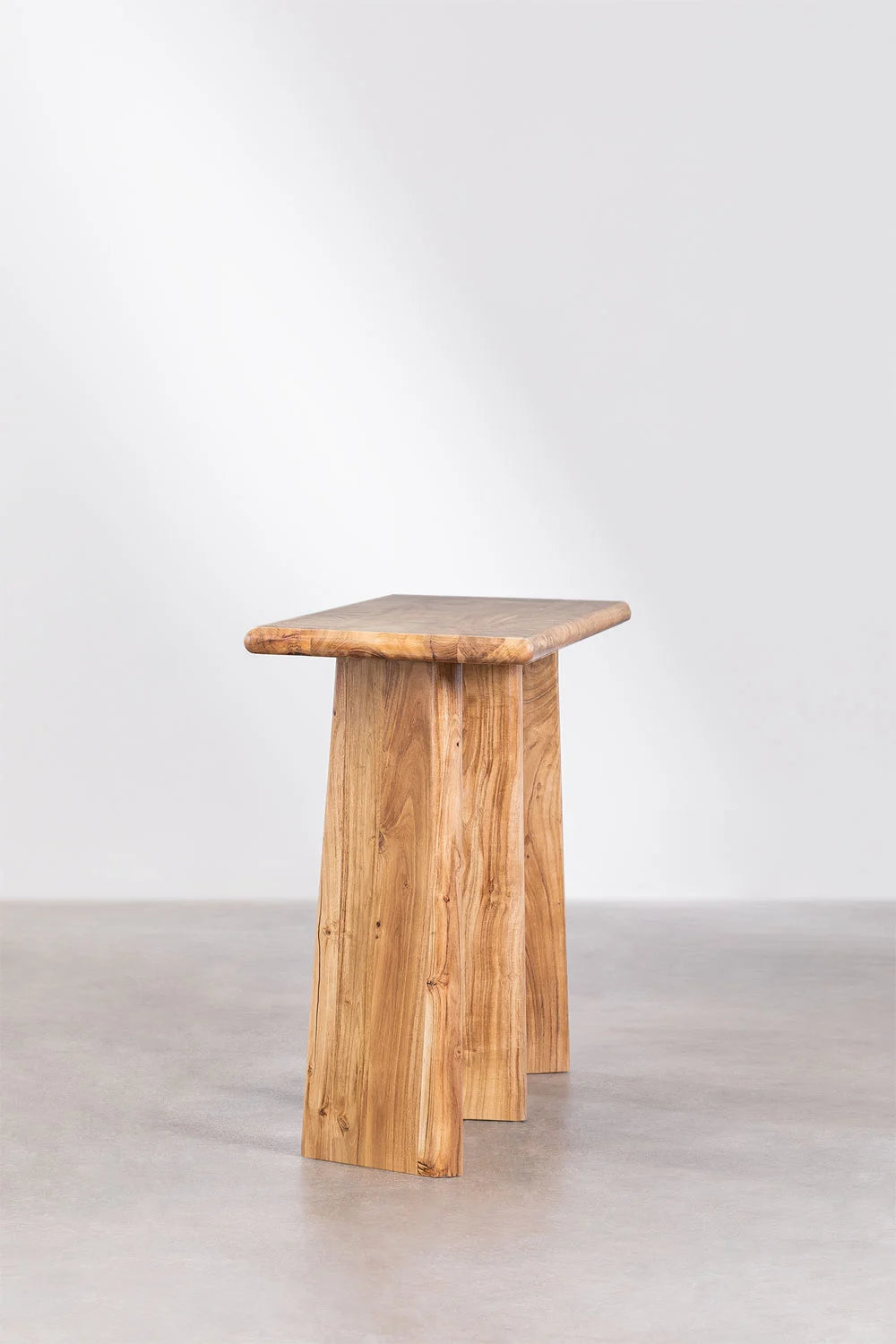 Consola Ambyl en Madera de Acacia Maciza – Elegancia Natural para Entrada