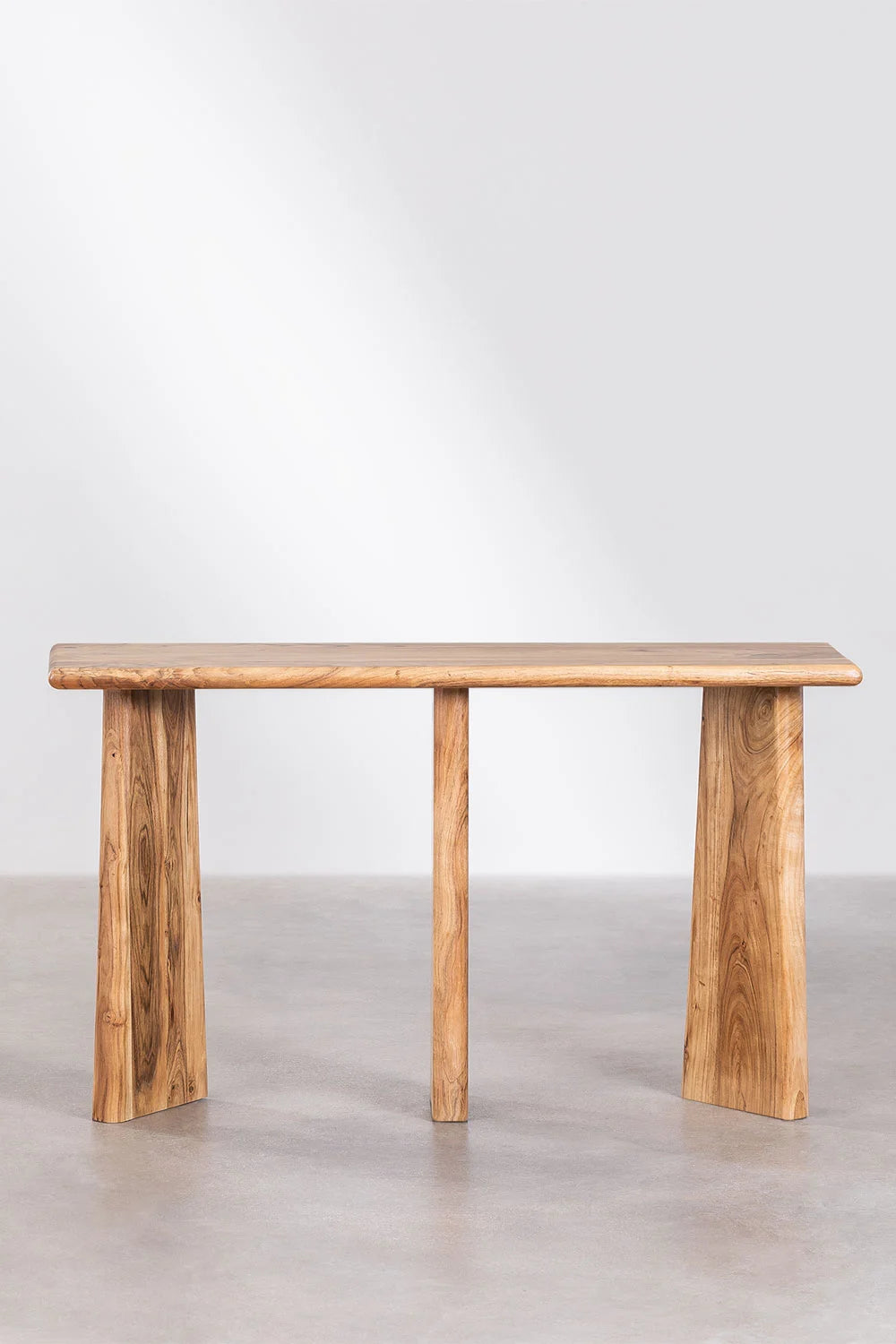 Consola Ambyl en Madera de Acacia Maciza – Elegancia Natural para Entrada