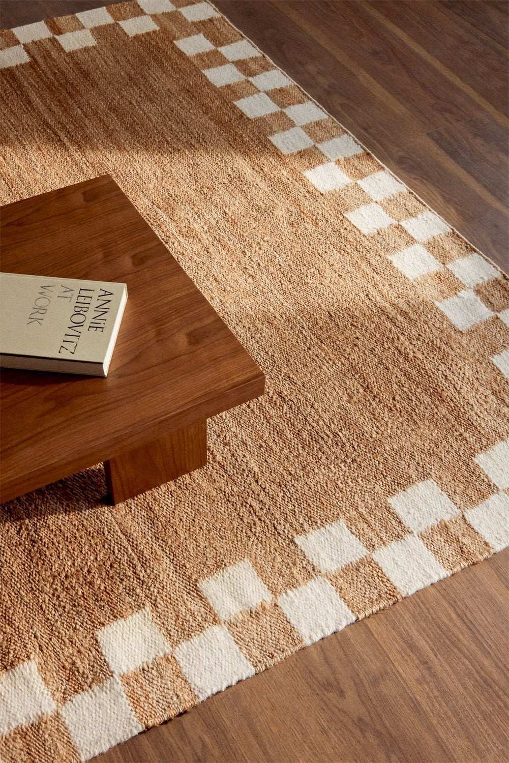 Alfombra en yute y algodón Luebo