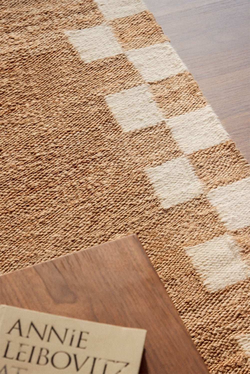 Alfombra en yute y algodón Luebo