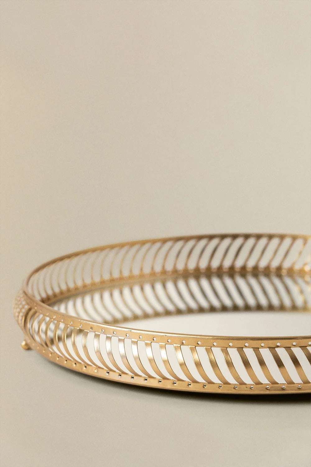 Bandeja Decorativa de Cristal Daffne