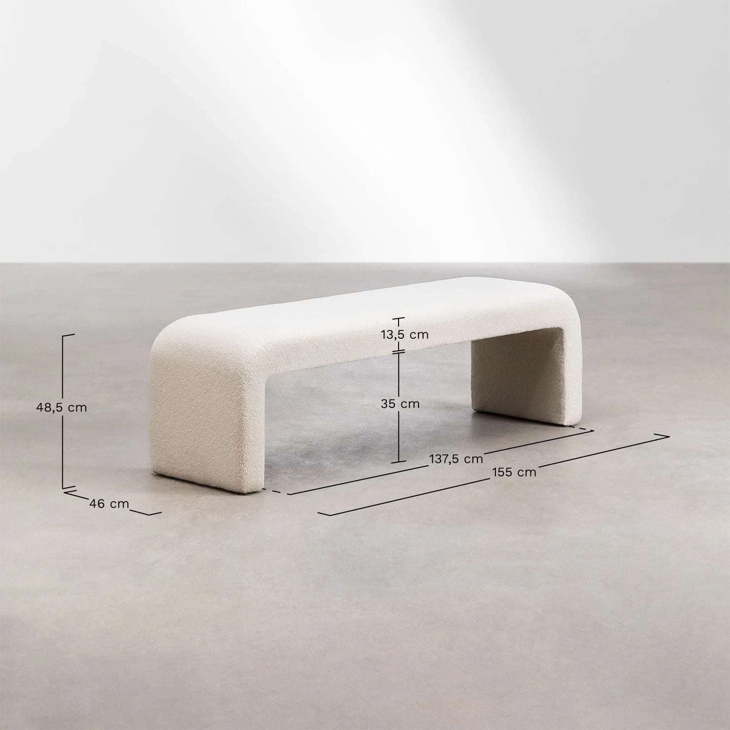 Banco en Borreguito Carlise – Estilo, Calidez y Comodidad