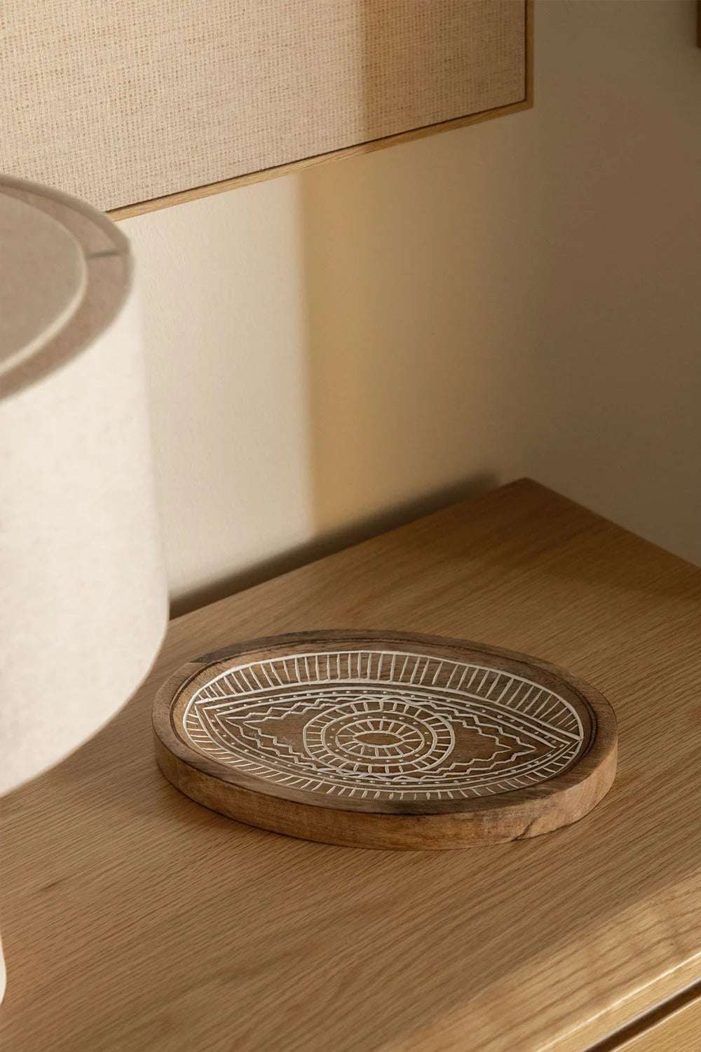 Bandeja Decorativa en Madera de Mango Kaloyan