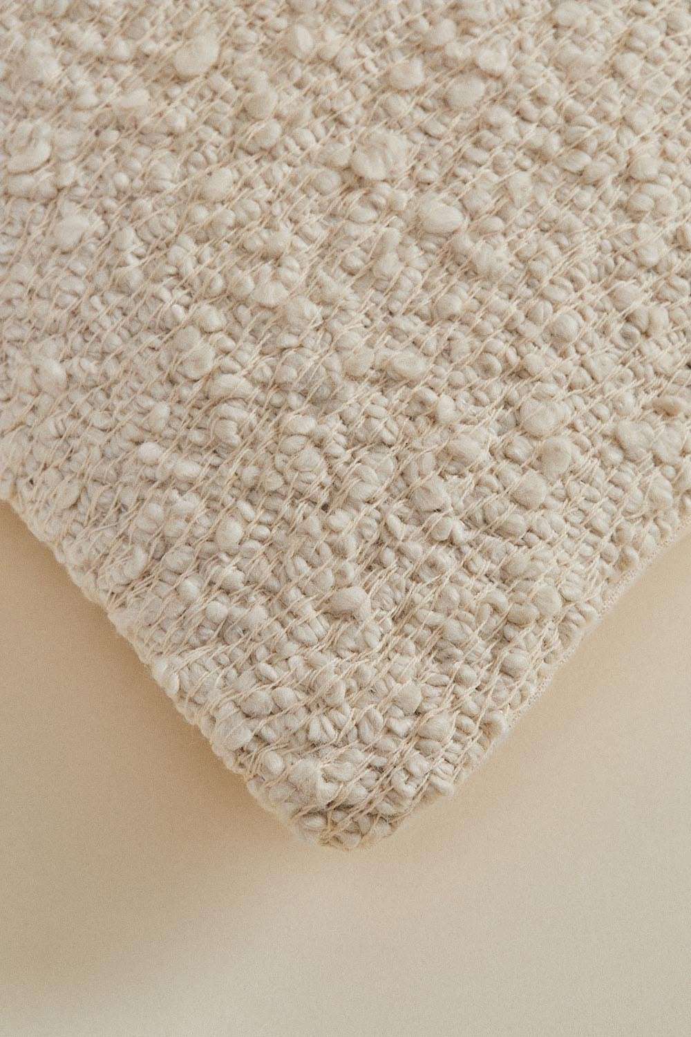 Cojín decorativo Zanero en bouclé (45x45 cm)