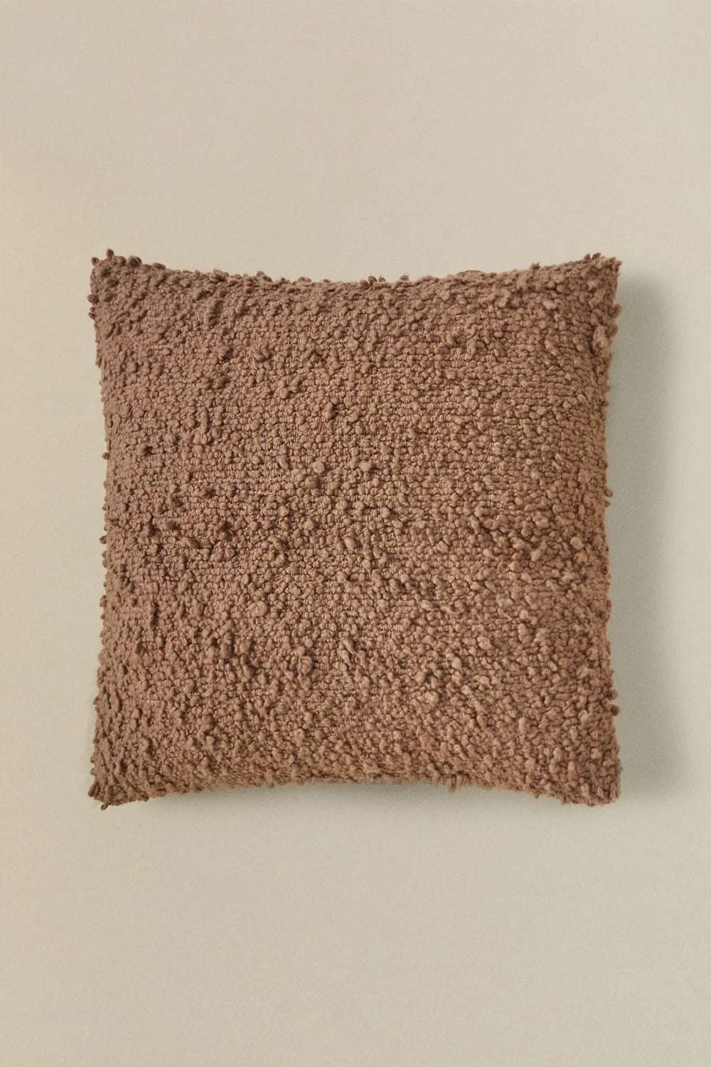 Cojín decorativo Zanero en bouclé (45x45 cm)