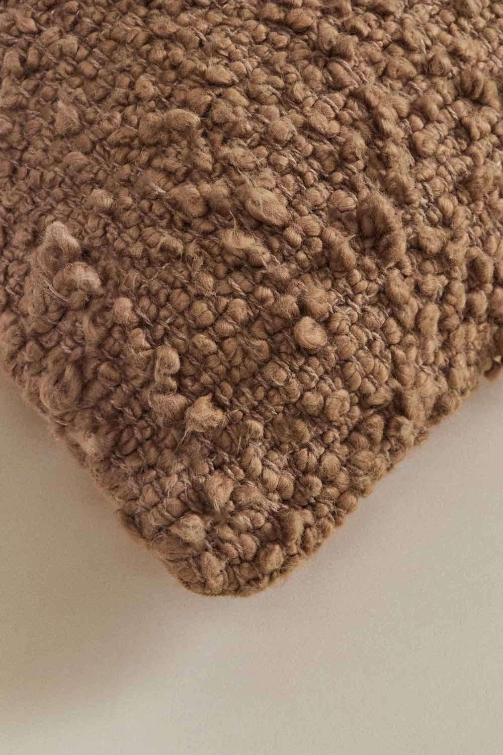 Cojín decorativo Zanero en bouclé (45x45 cm)