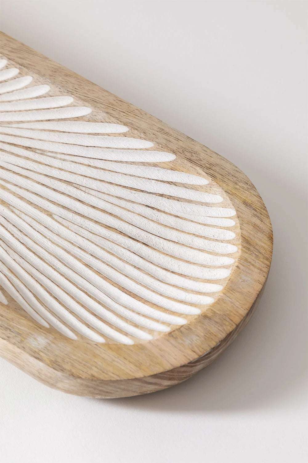 Bandeja Decorativa en Madera de Mango Nabordi