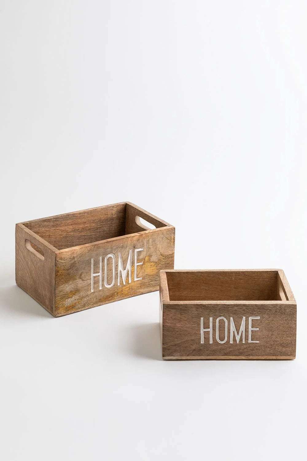 Set de 2 Cajas Organizadoras de Madera – Evelia