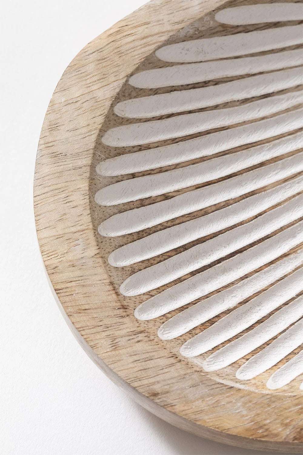 Bandeja Decorativa en Madera de Mango Nabordi