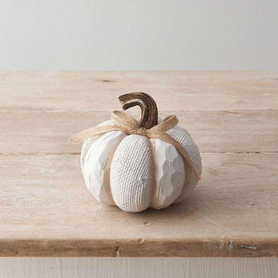 Calabaza Tejida de Resina – 11,5 cm