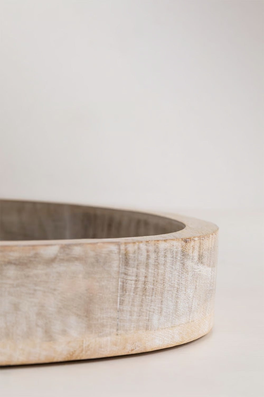 Bandeja Decorativa en Madera de Mango Diborna – Ø38 cm