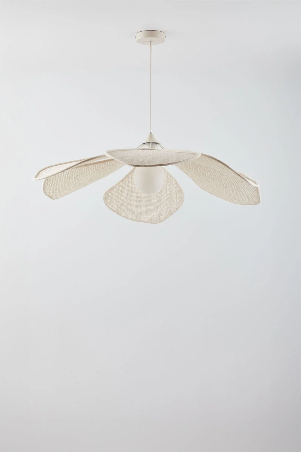 Lámpara de techo en lino y fibras naturales Benavid Ø75 cm - Ami home decor