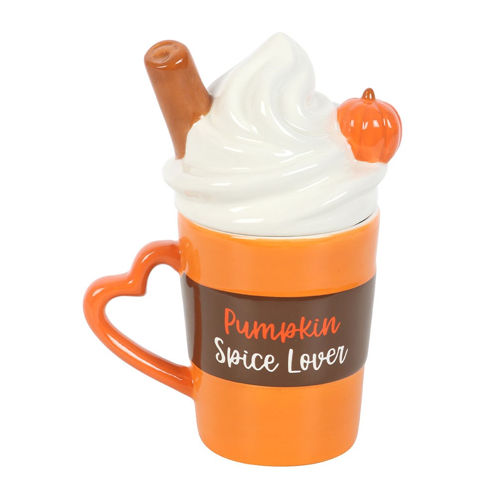Taza con Tapa Pumpkin Spice Latte – Autumn Days Collection