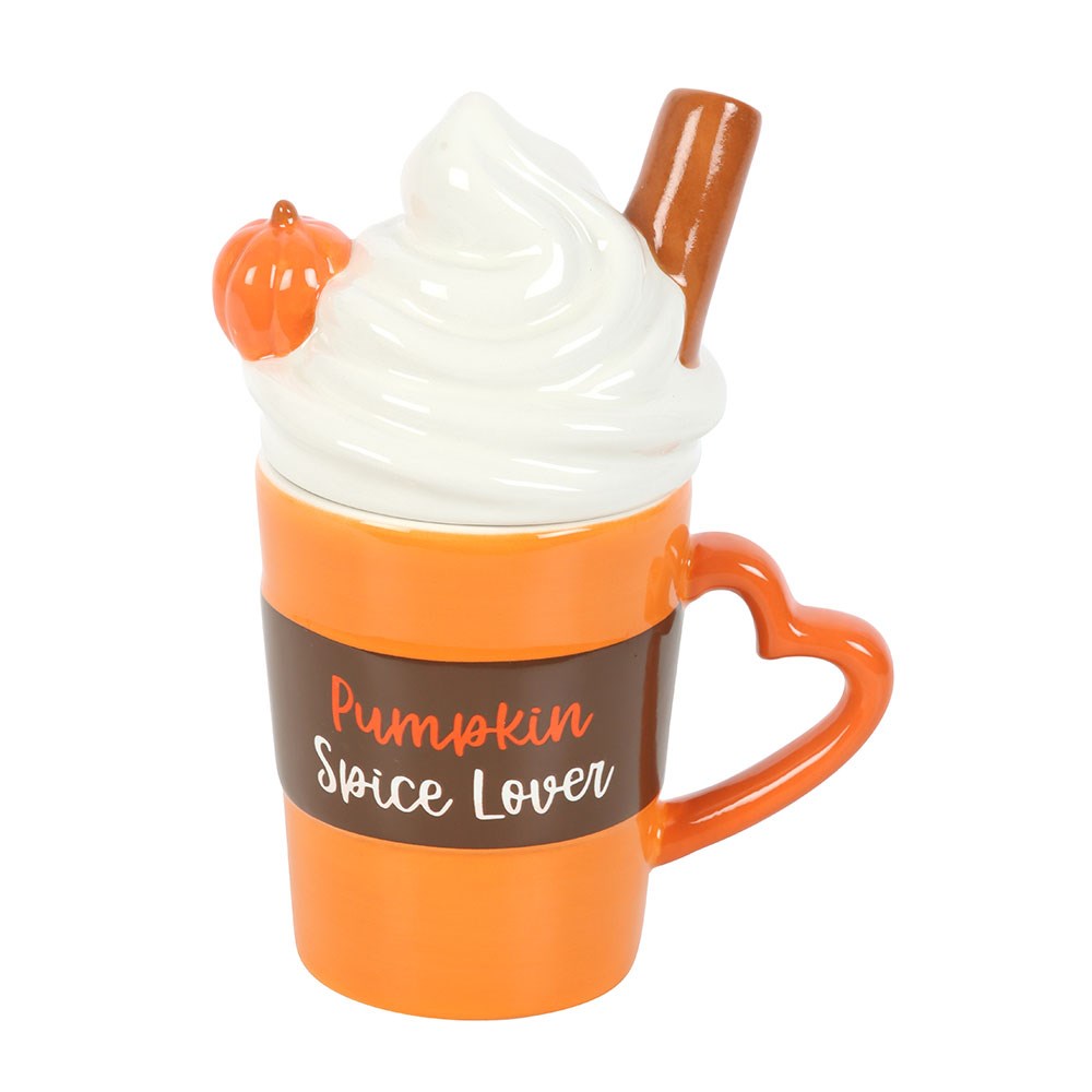 Taza con Tapa Pumpkin Spice Latte – Autumn Days Collection