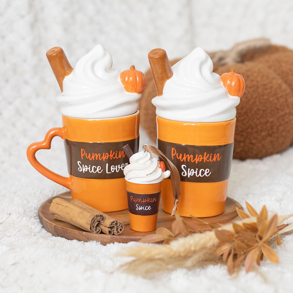 Taza con Tapa Pumpkin Spice Latte – Autumn Days Collection