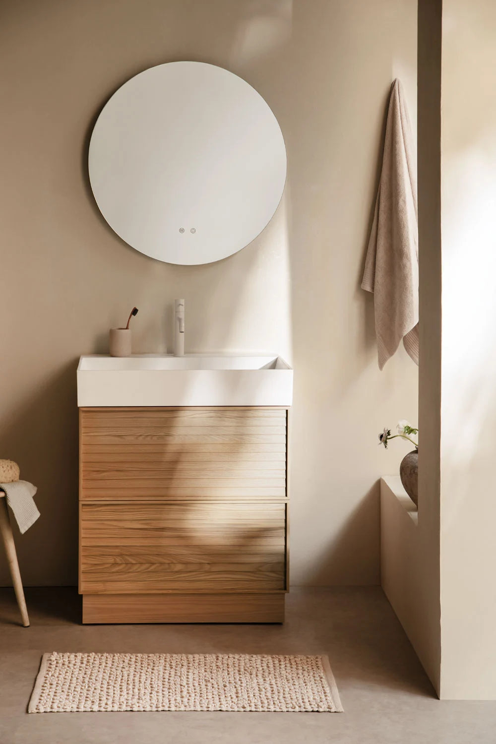 Mueble de Baño Suspendido con Lavabo Integrado – Jolene
