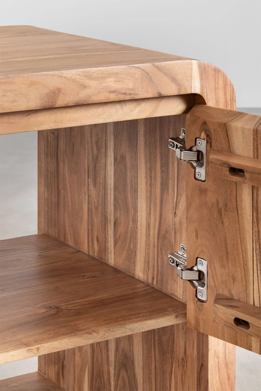 Mueble de Baño de Acacia con Lavabos de Cemento – Vacry