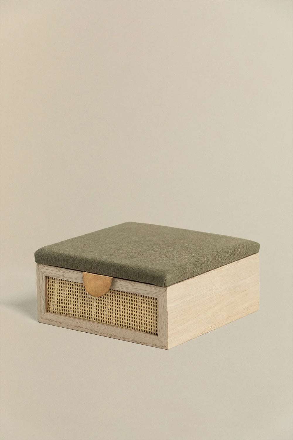 Caja Organizadora en Madera y Ratán Sintético – Elliot