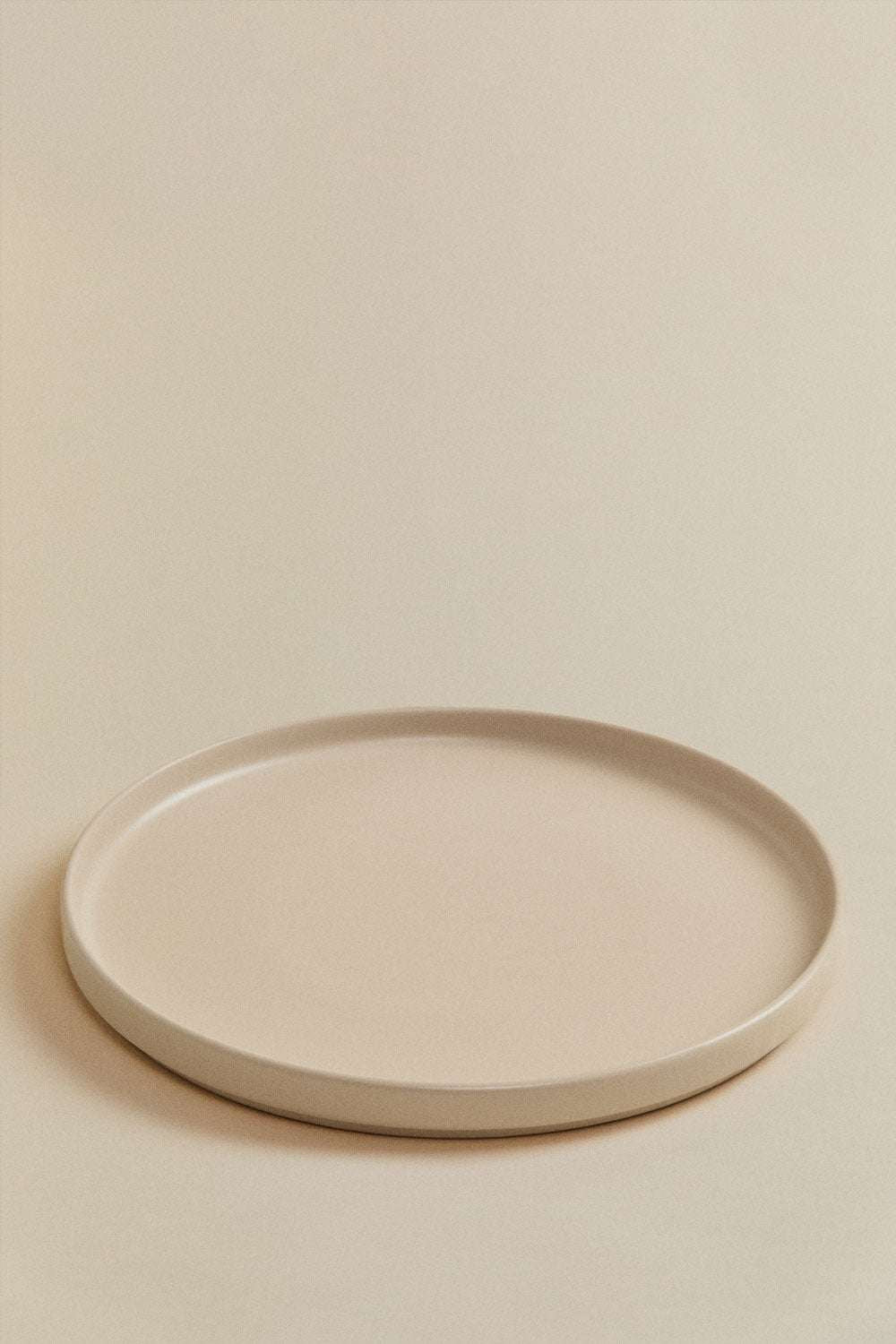Vajilla de 12 piezas en gres Sillex – Beige Almendra