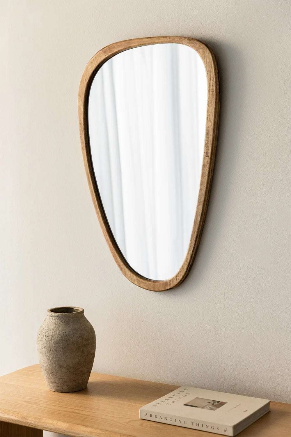 Espejo de pared en madera de roble Arbidel (50 × 80 cm)