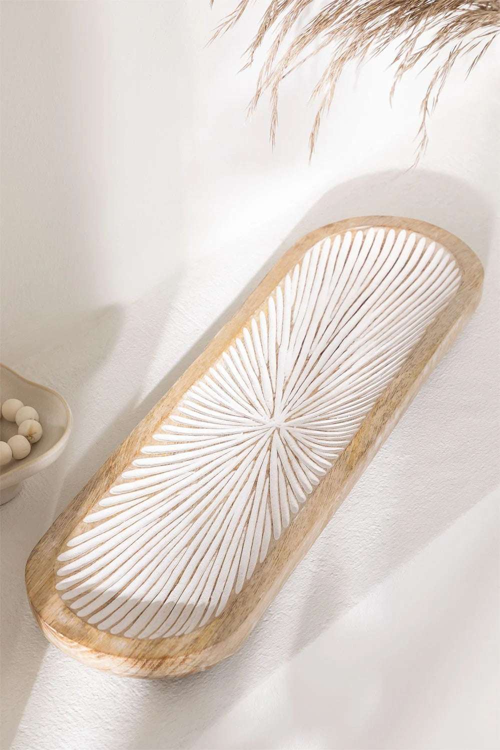 Bandeja Decorativa en Madera de Mango Nabordi