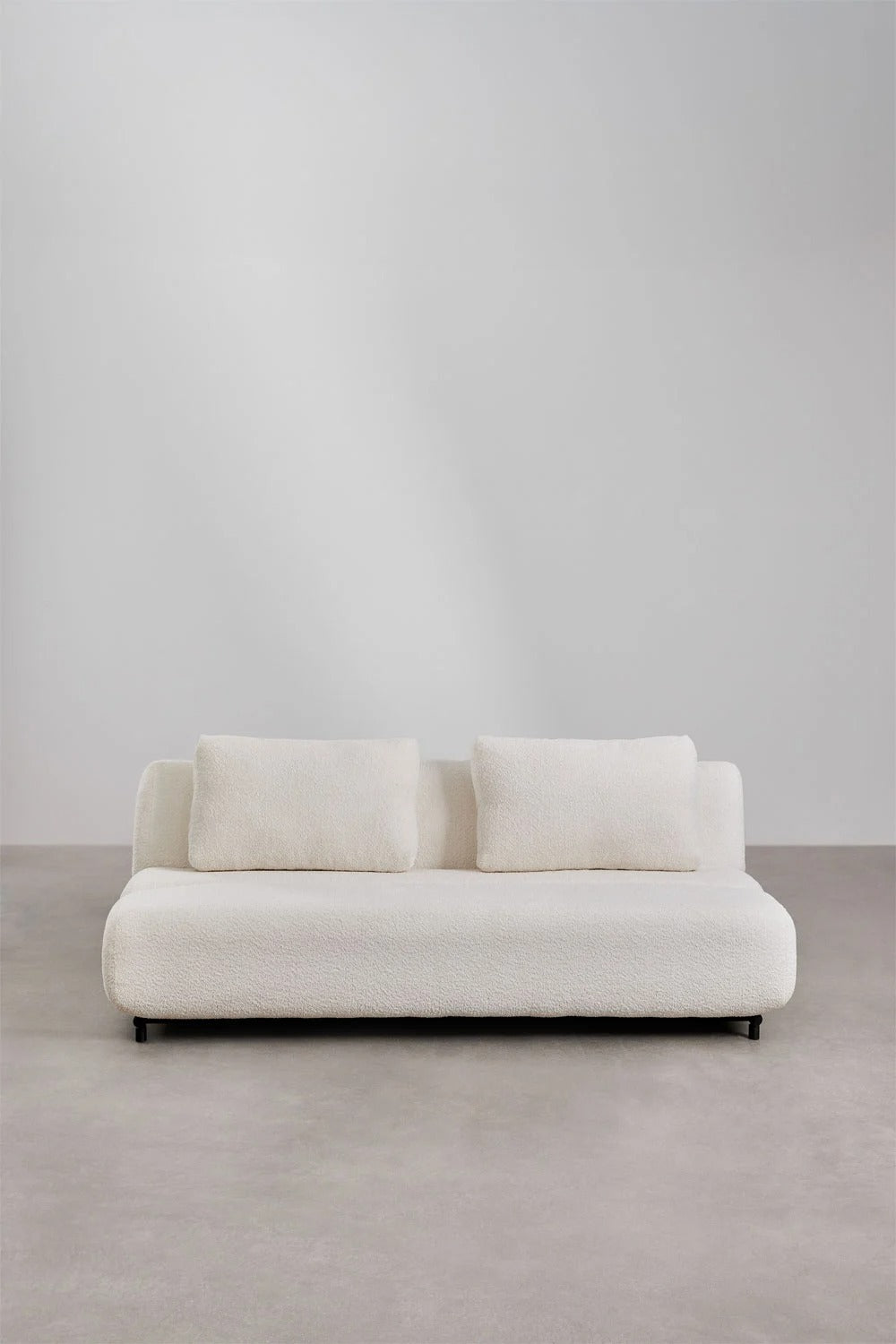 Sofá Cama de 3 Plazas en Tela Bouclé – Modelo Miami - Ami home decor