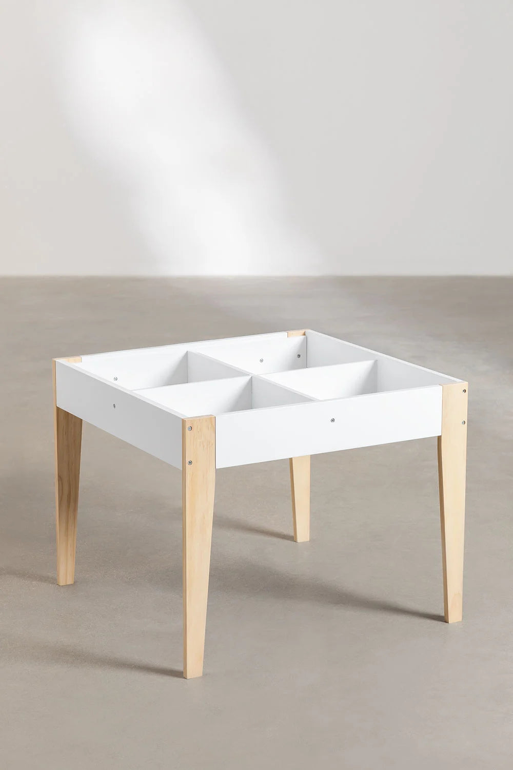 Set de Mesa Pizarra con Almacenaje y 2 Sillas de Madera – Belfy Kids